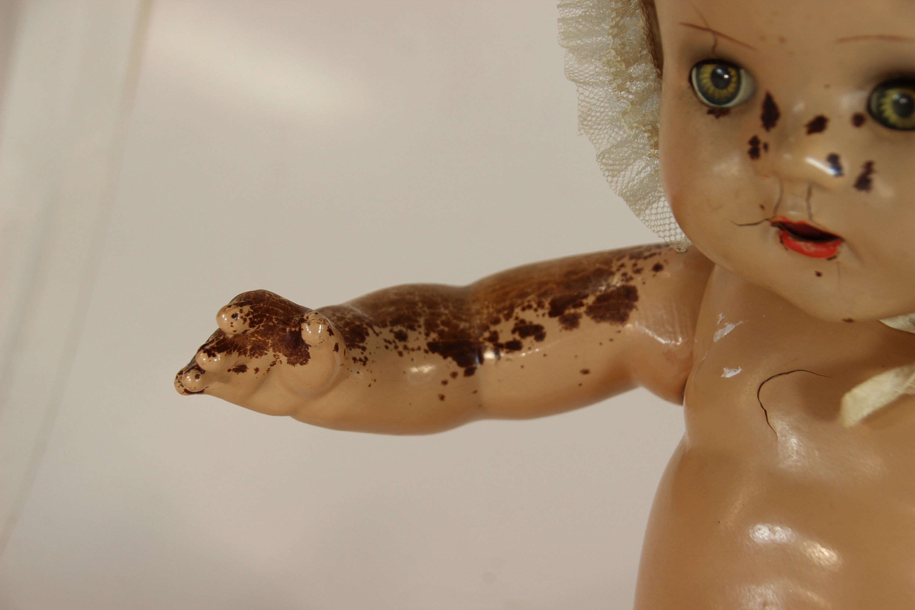 Superbe et Ancien Poupon 30 cms Poupee ancienne Antic Doll