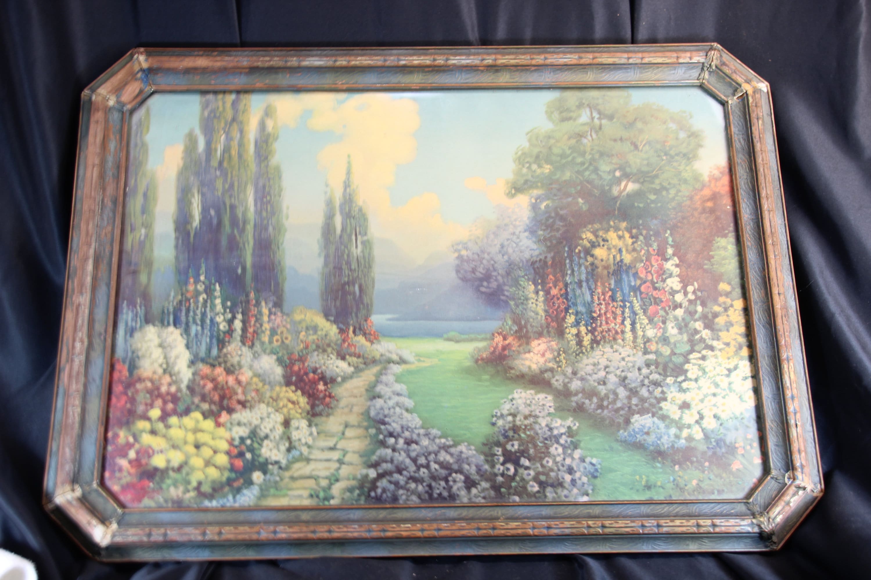 Framed R. Atkinson Fox, Lithograph Print, Wall Art, 1926, Art Deco