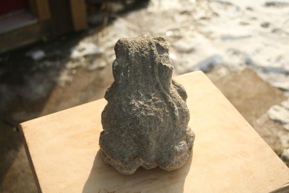 Spring Sale Toad Or Frog Cement Doorstop Country Home Etsy