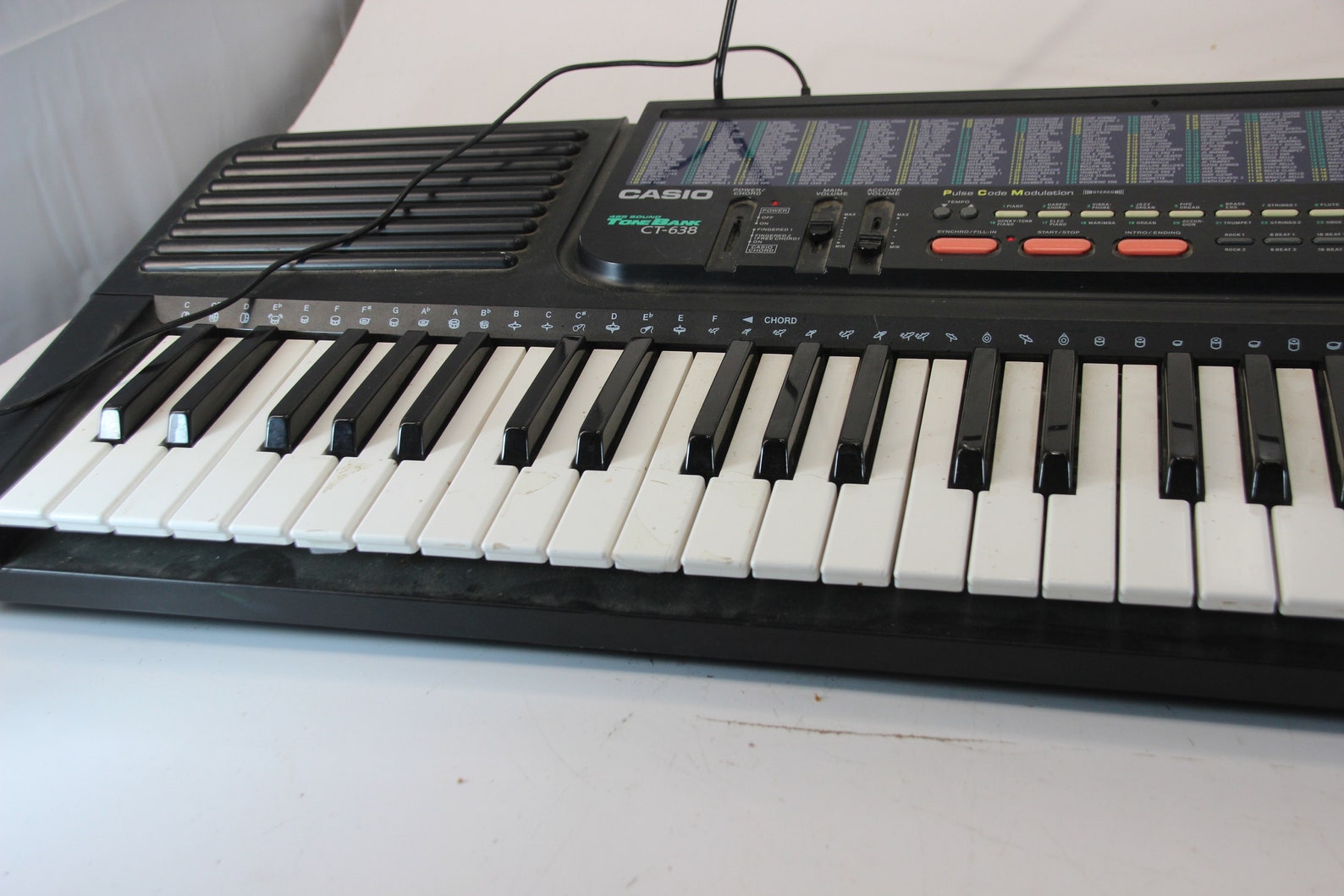 WORKING Vintage Casio Tone Bank Vintage Keyboard 1990 Etsy
