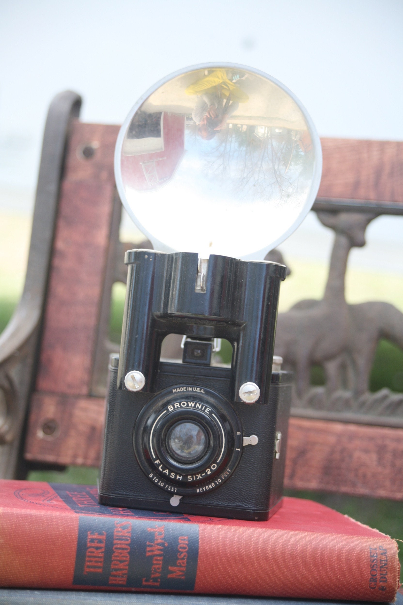 1950s Kodak Brownie Flash Six-20, Camera, Photography Prop