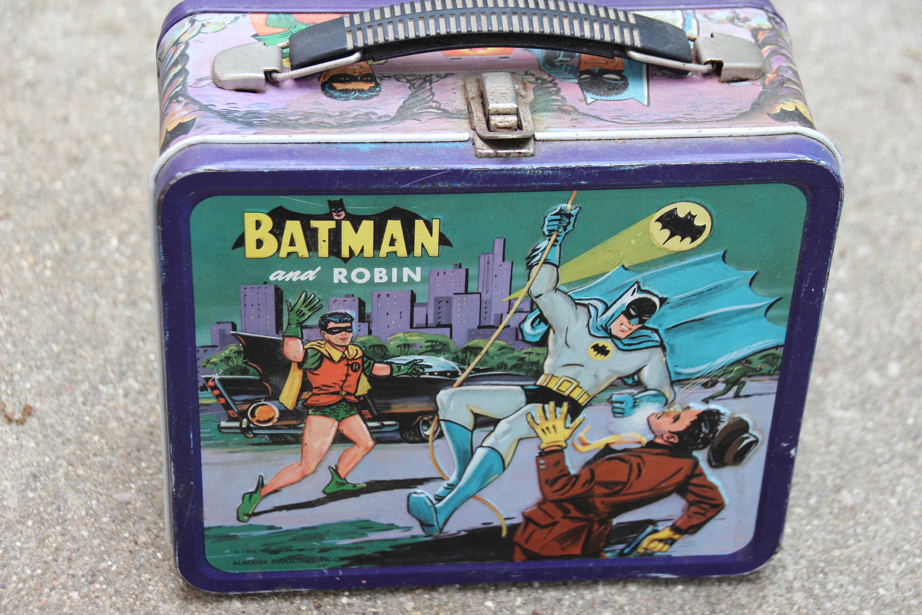 Vintage 1966, Batman and Robin, Collectible Lunch Box, for Him 