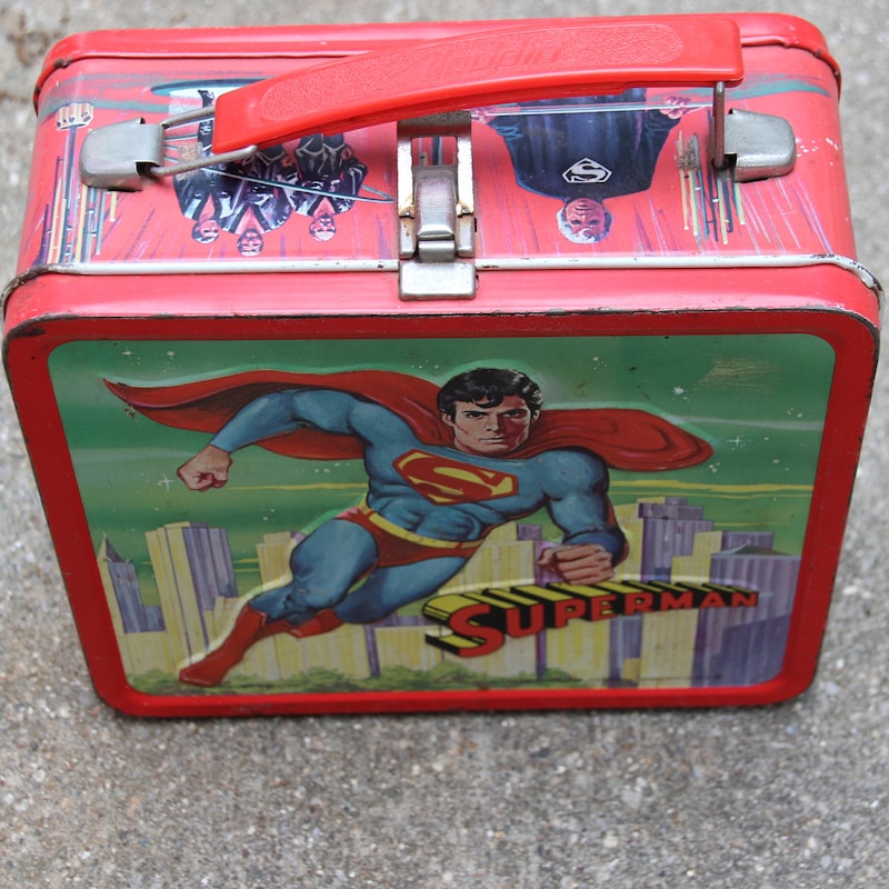 Vintage Lunch Box - Etsy