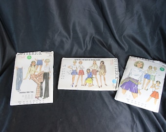 3, Década de 1960, Década de 1970, Butterick, Patrones de ropa, Trajes de pantalón, Patrones de vestidos y faldas, Ropa de mujer, Decoración del hogar, Costura