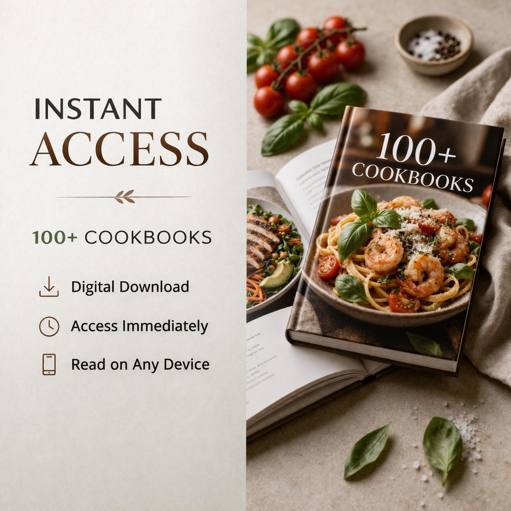 100+ Cookbooks Bundle, MRR Included, Recipe Books Collection, Digital ...