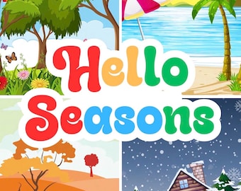 Hello Seasons Children's Activity Book (Ages 3-7)