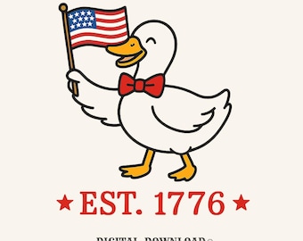 americana duck png festive digital download gift for patriotic women 4th of july cartoon t-shirt graphic american flag duck artwork tee