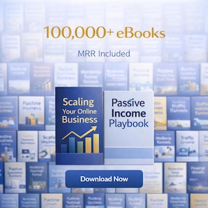 100,000 PLR eBook Bundle, Massive Digital Library, Resell Rights Included, eBooks Collection, Passive Income, Digital Download