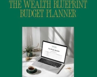 wealth building budget planner printable pdf. personal finance planner for adults 30-60. debt payoff, net worth & savings tracker. pdf file