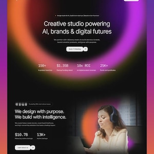 Soale - Websitesjabloon portfolio en bureau | Livevoorbeeld: soale.webflow.io
