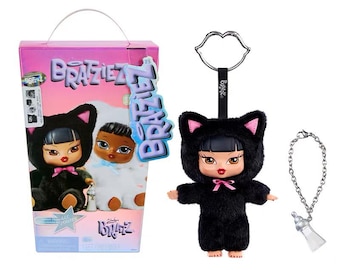 Auténtico llavero de peluche Bratz Bratziez Iconz Seriez en caja sorpresa: Jade, Sasha, Yasmin, Cloe y Roxxi.