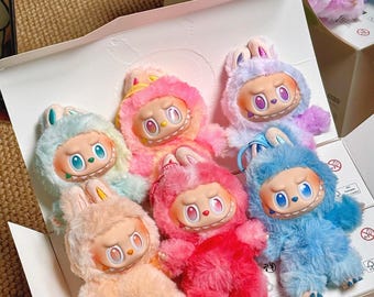 Authentic POP MART Labubu Big into Energy Plush Keychain Blind Box Figure Confirmed Design