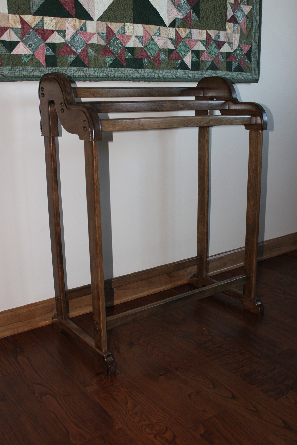 Tiered Cherry Quilt Rack Dark Brown 25 Other Colors Etsy