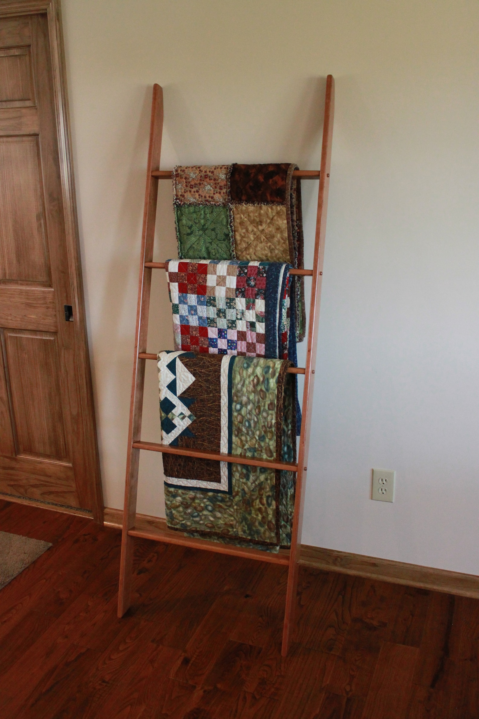 72 Tall Cherry Ladder Quilt Rack Available in 26 Etsy