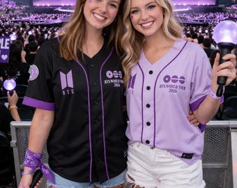 BTS World Tour 2026 Army Baseball Jersey, Bangtan Merch, Arirang 2026 Merch Tour Concert Unisex, Concert Outfit Gift Ideas, Game Day Outfit