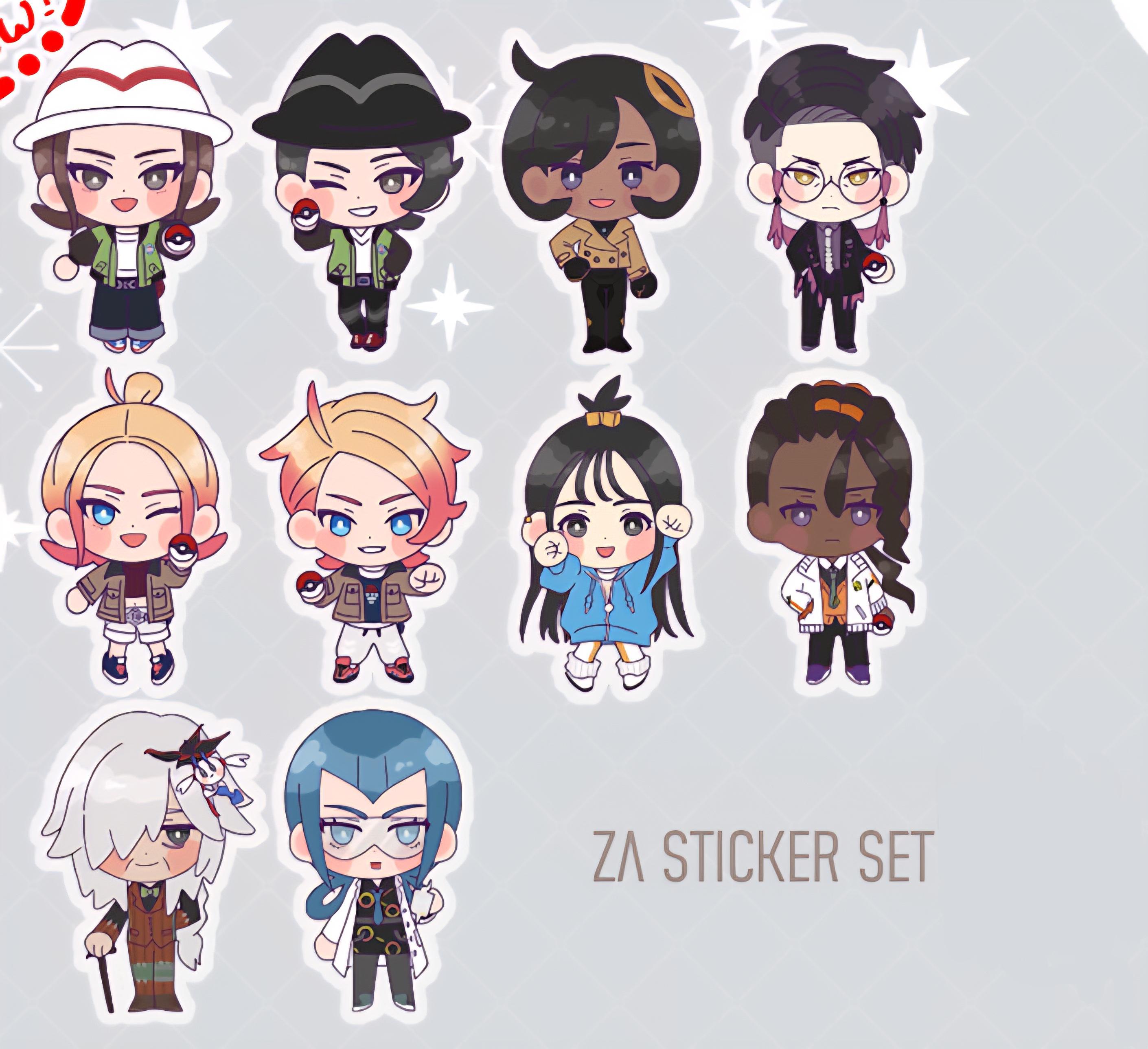 Trauner Sticker ZA Trainers Sticker Set - Etsy