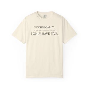 Grappig shirt kip moeder technisch gezien heb ik er maar vijf T-shirt gekke kip dame cadeau Moederdag achtertuin kip keeper tshirt boerderij mama afbeelding 9
