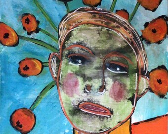 abstract painting;abstract collage painting;expressionist painting;abstract portrait;fantasy painting;outsider painting;contemporary art