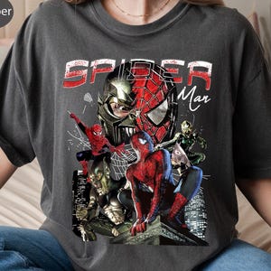 Disney The Amazing Spider Man Shirt, Marvel Avengers Shirt, Vintage Spiderman Comic Shirt, Spider Man T-Shirt, Disney Spider Kids Shirt image 1