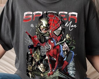 Disney The Amazing Spider Man Shirt, Marvel Avengers Shirt, Vintage Spiderman Comic Shirt, Spider Man T-Shirt, Disney Spider Kids Shirt