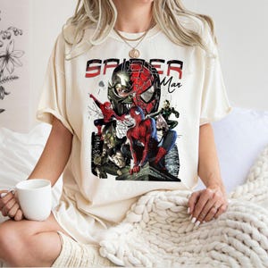 Disney The Amazing Spider Man Shirt, Marvel Avengers Shirt, Vintage Spiderman Comic Shirt, Spider Man T-Shirt, Disney Spider Kids Shirt image 2