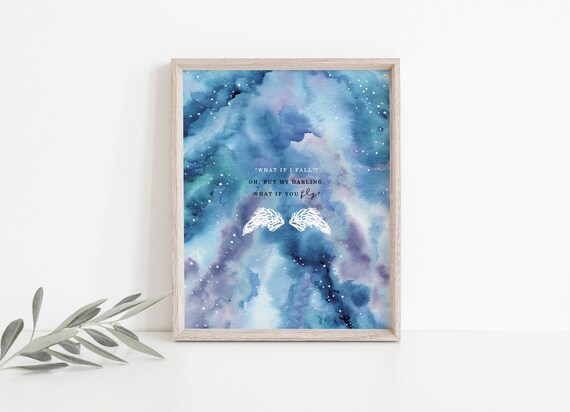 Peter Pan Inspired Wall Art Encouragement 8x10 Etsy