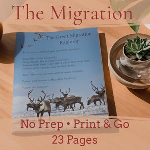 Animal Migration Explorer Journal for Kids | Wildlife Nature Study (Printable Download)
