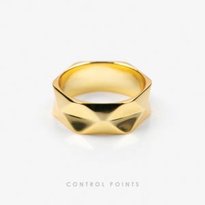 Fold - 18k vergoldeter Sterlingsilber-Ring