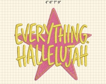 Alles Halleluja-Stickerei, Sommer-Stickerei, Mama Design, Jesus-Design, Trending-Stickerei