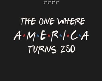 The One wo Amerika 250 Jahre alt wird Maschinenstickerei, 4