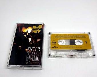 Wu-Tang Clan – Enter the Wu-Tang 36 Chambers (1993) / Cinta de casete / Álbum debut / Artículo de colección de hip hop