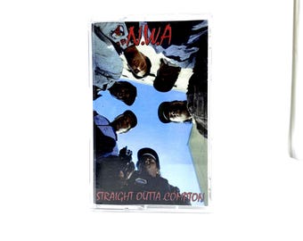 NWA Straight Outta Compton Cassette Tape Gangsta Rap Collectible Gift