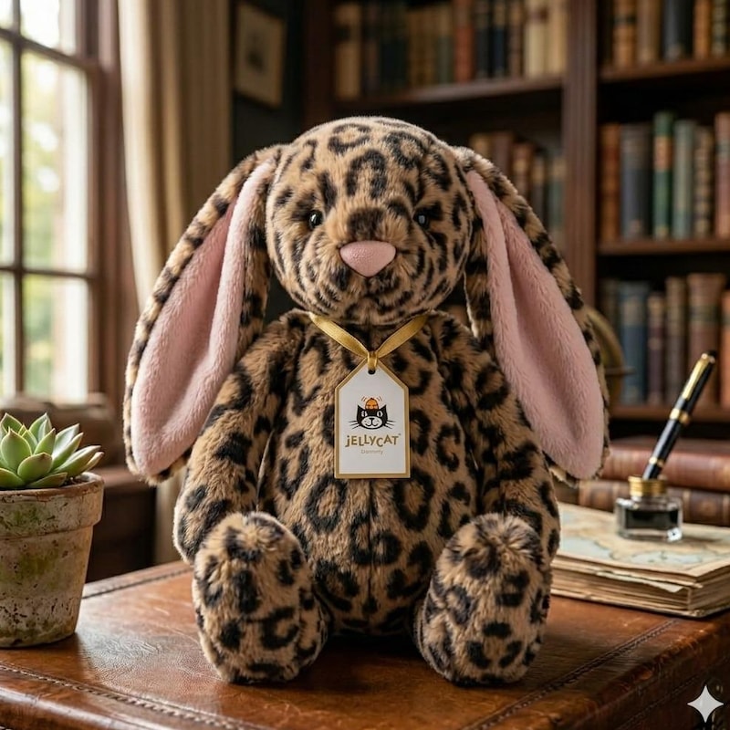 Leopard Bunny Jellycat - Etsy