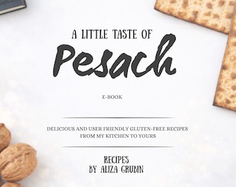 E-book de Pessach com receitas fáceis de seguir que todos vão adorar.