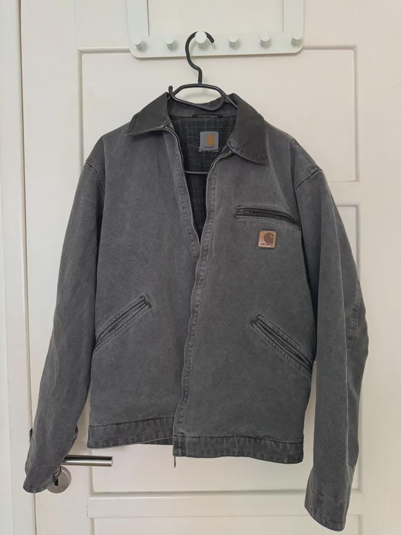 Carhartt J97 Detroit Jacket Blue - Etsy