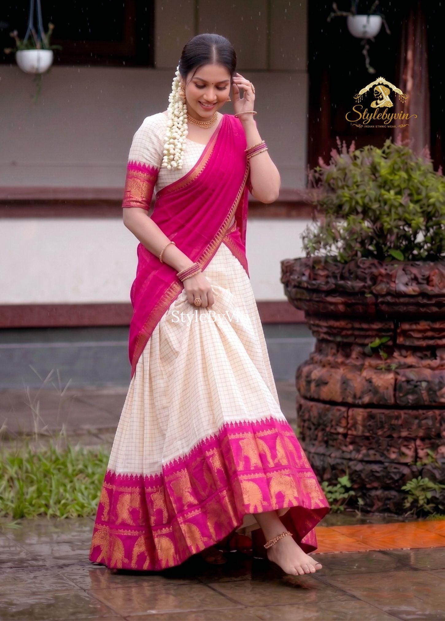 kerala traditional dress for ladies Outfit mundu kerala traditional dress