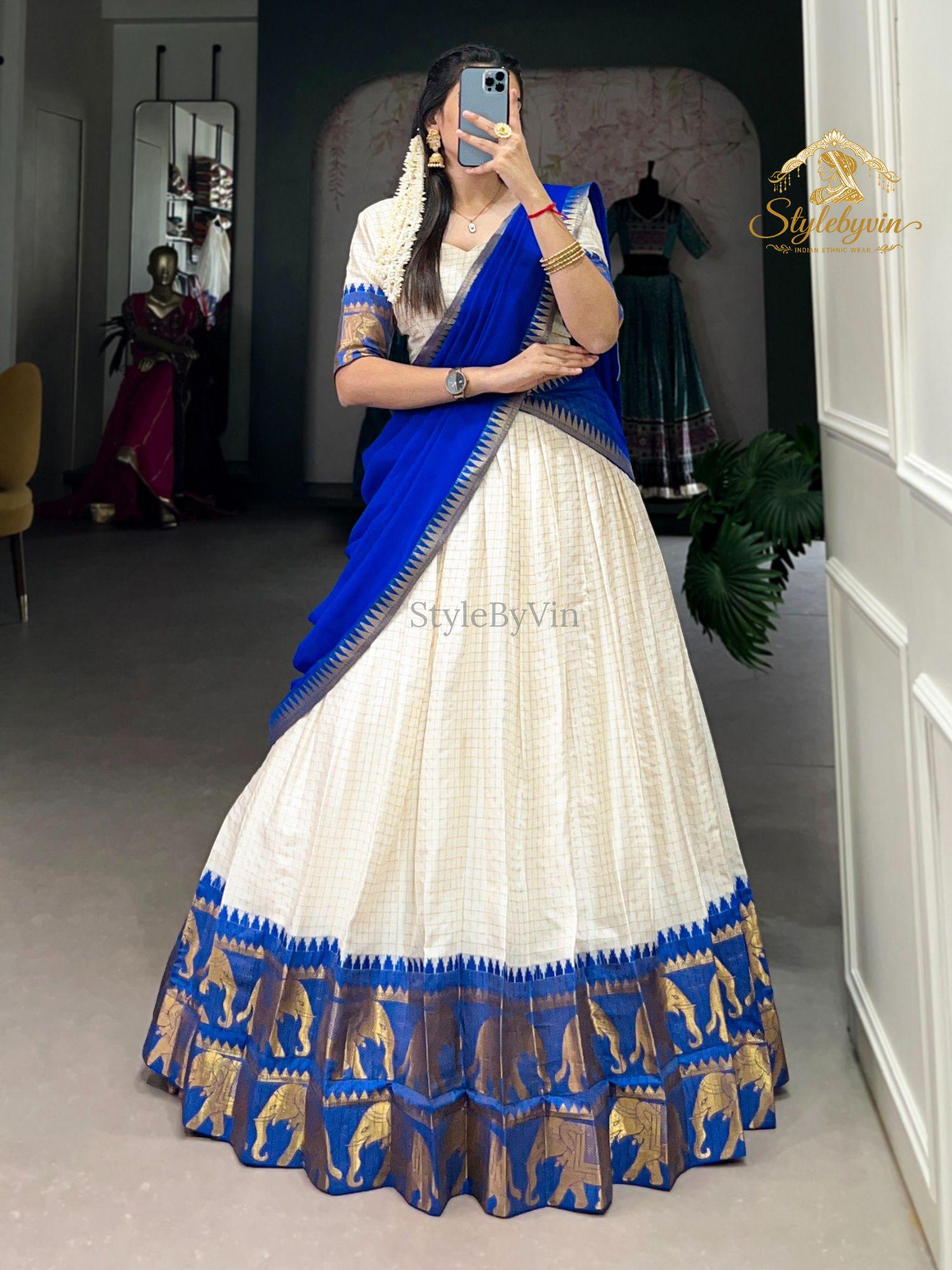 Kerala Half Saree - Etsy