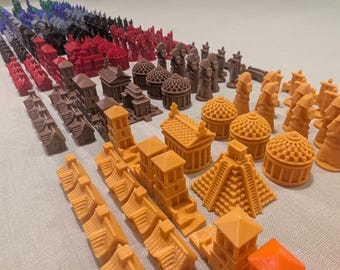 Gettoni giocatore Terra Mystica Terra Nova 3D