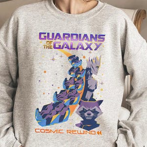 Guardians of the Galaxy Cosmic Rewind PNG | Retro EPCOT Sublimation File | Marvel Groot Rocket Digital Download |Galactic Park Adventure Art