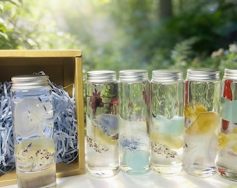 Custom Preserved Jellyfish Pair: Marine Specimen Display (2 Jars)