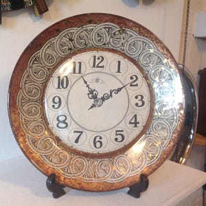Not a Clock - Fancy Ceramic Plate - Plate with Clock Design