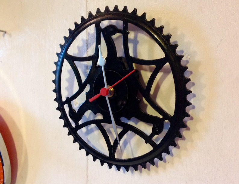 Recycled Bicycle Gear Cog Made Into a Clock - Etsy