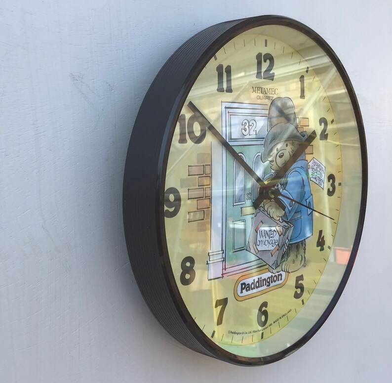 Metamec Paddington Wall Clock Recycled Battery Operated Etsy