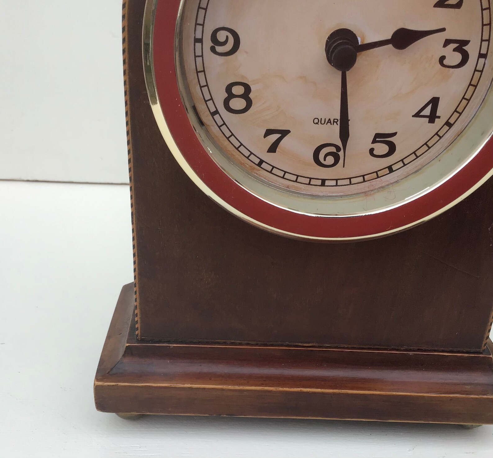 Vintage Wooden Clock Case Mantel Shelf 1930's Style Etsy