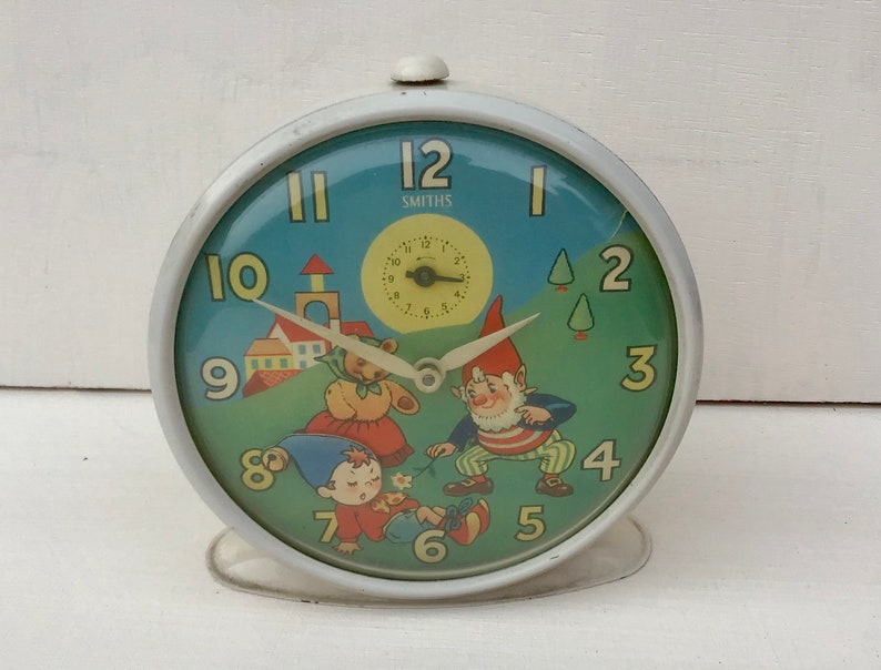Noddy Alarm Clock Nodding Noddy Alarm Vintage Smiths Alarm Etsy