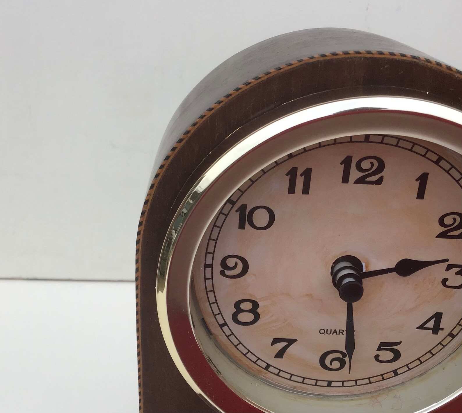 Vintage Wooden Clock Case Mantel Shelf 1930's Style Etsy