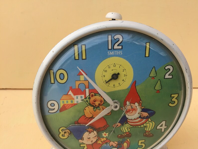 Noddy Alarm Clock Nodding Noddy Alarm Vintage Smiths Alarm Etsy