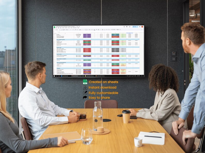 Construction Documentation Tracker Excel Template for Project ...
