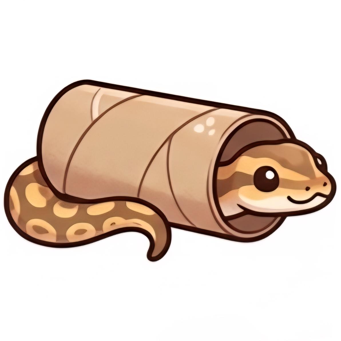 Ball Python Sticker Set of 12 - Etsy