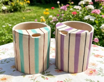 Reisebecher, Handgemachter Keramik Kaffeebecher, Keramik To Go Becher, Gedenk, Geburtstag & Muttertagsgeschenk für Sie